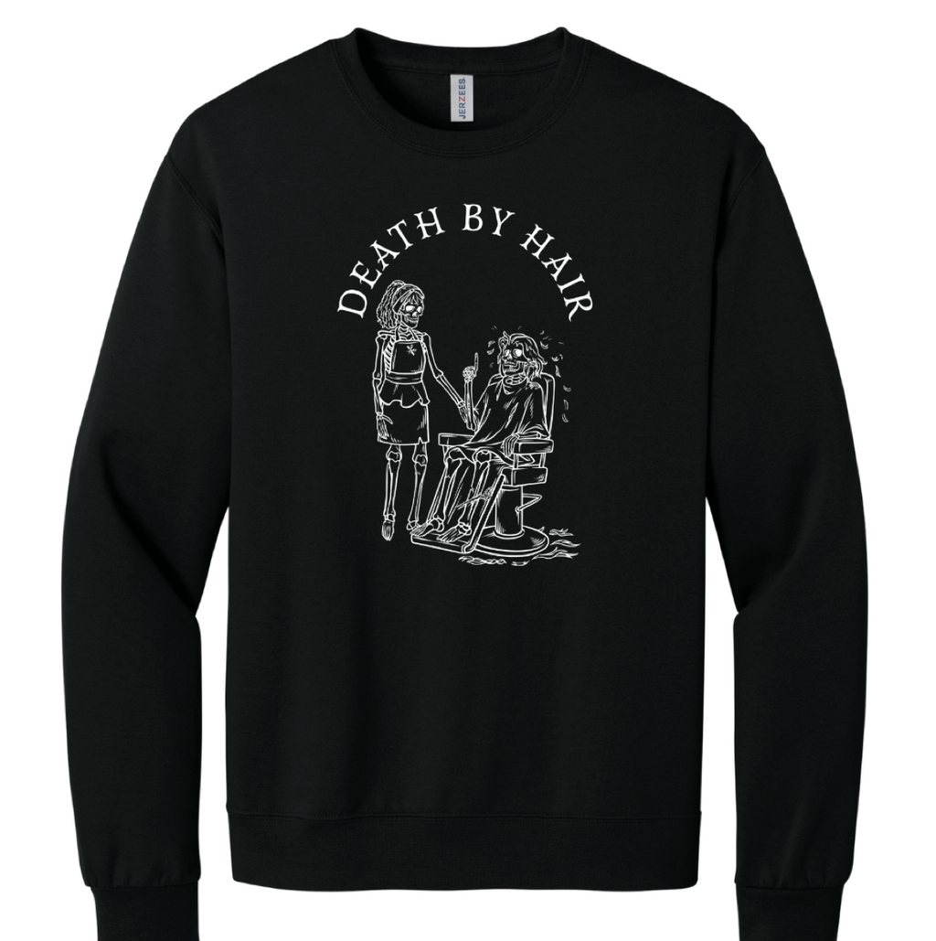 BLACK CREWNECK SWEATSHIRT HOME CUT