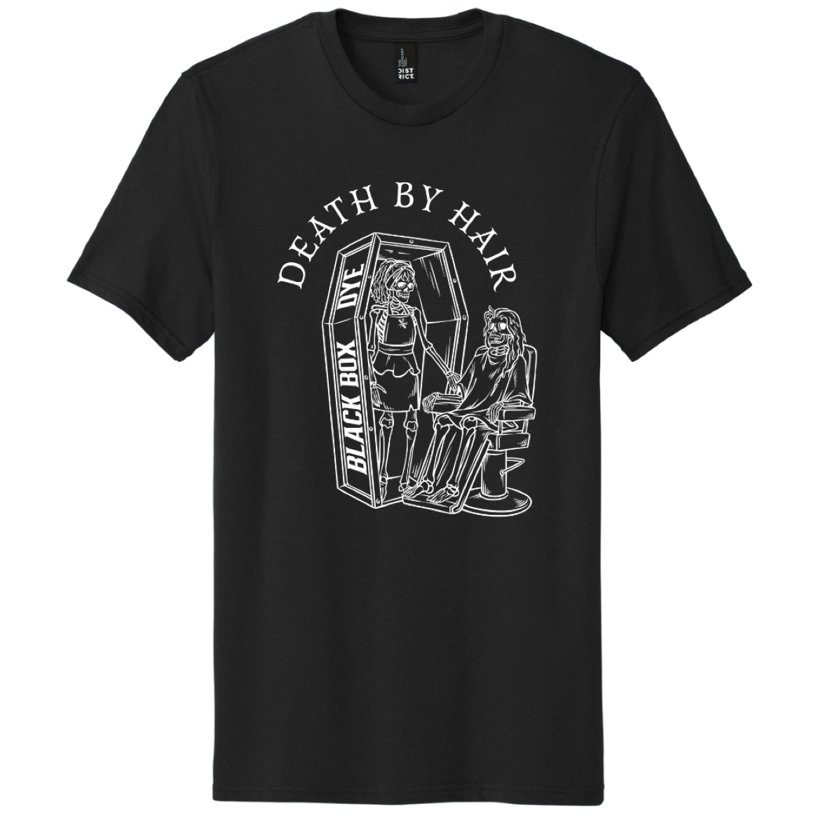 CONCERT TSHIRT BLACK  BOX DYE