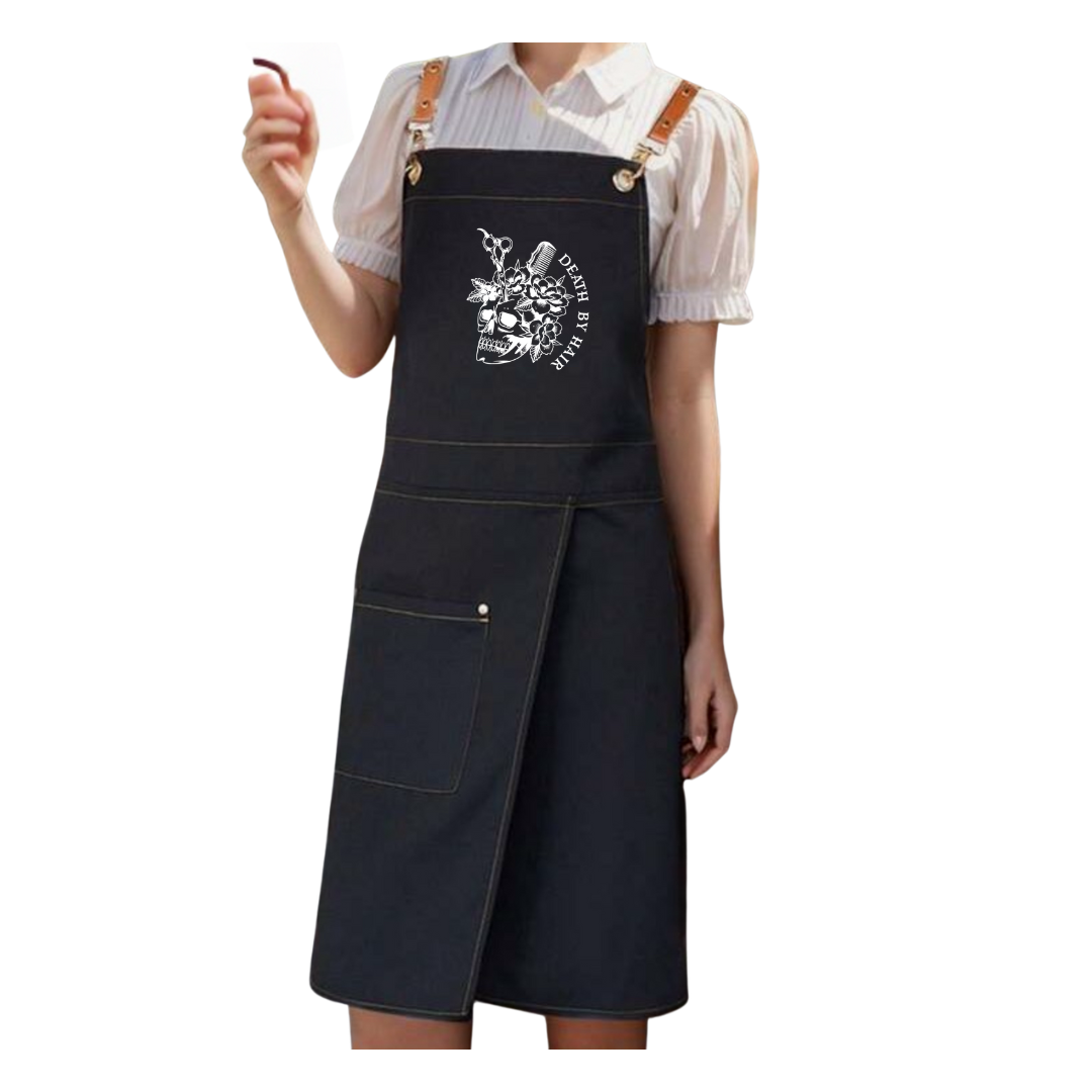 Death by Hair: Split Black Apron