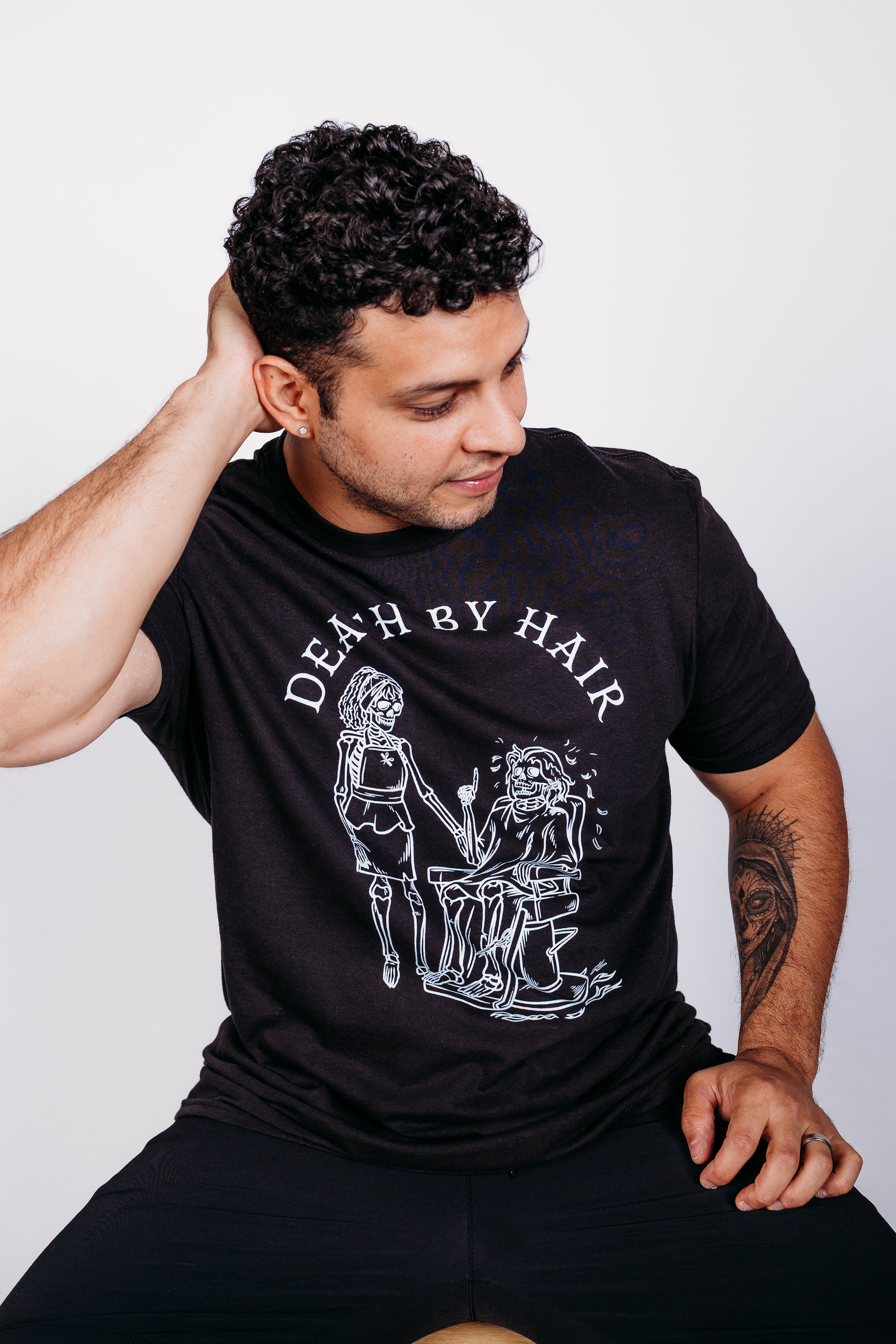 CONCERT TSHIRT BLACK HOME HAIR CUT