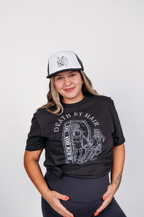 CONCERT TSHIRT BLACK  BOX DYE